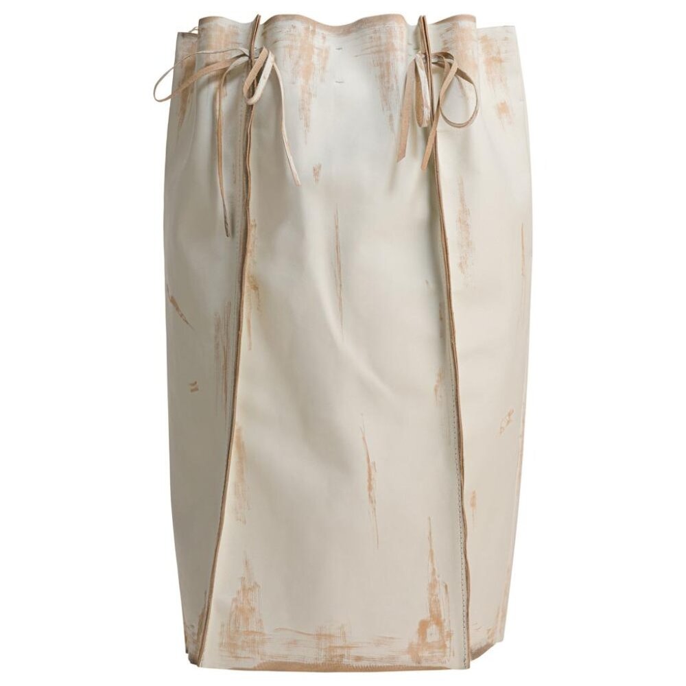 Prada Leather Skirt tag size 42 Women